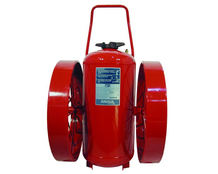 Ansul D-Model 350 lb PK Wheeled Extinguisher