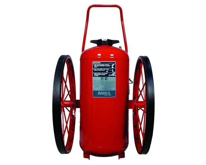 Ansul D-Model 350 lb PK Long Range Wheeled Extinguisher