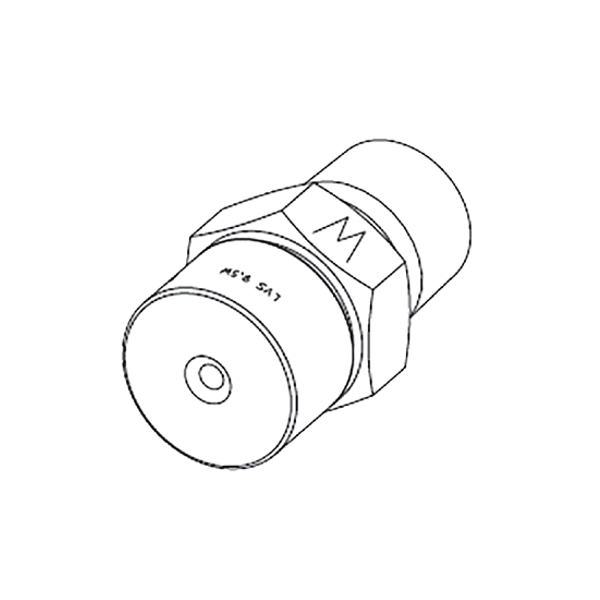 Ansul LVS 9.5W Nozzle with Blow-off Cap, L-Bracket, &amp; 2 Lock Washers