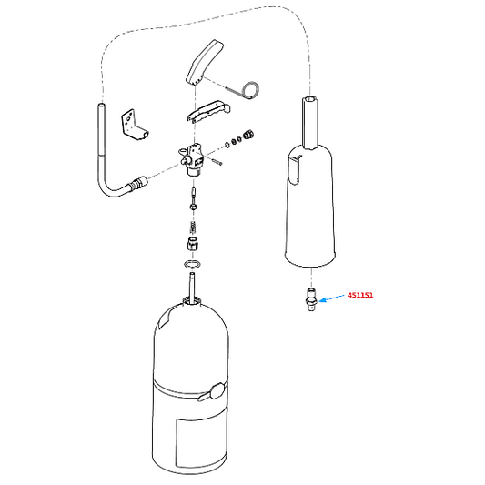 Ansul CO2 Nozzle Orifice for 10/15/20