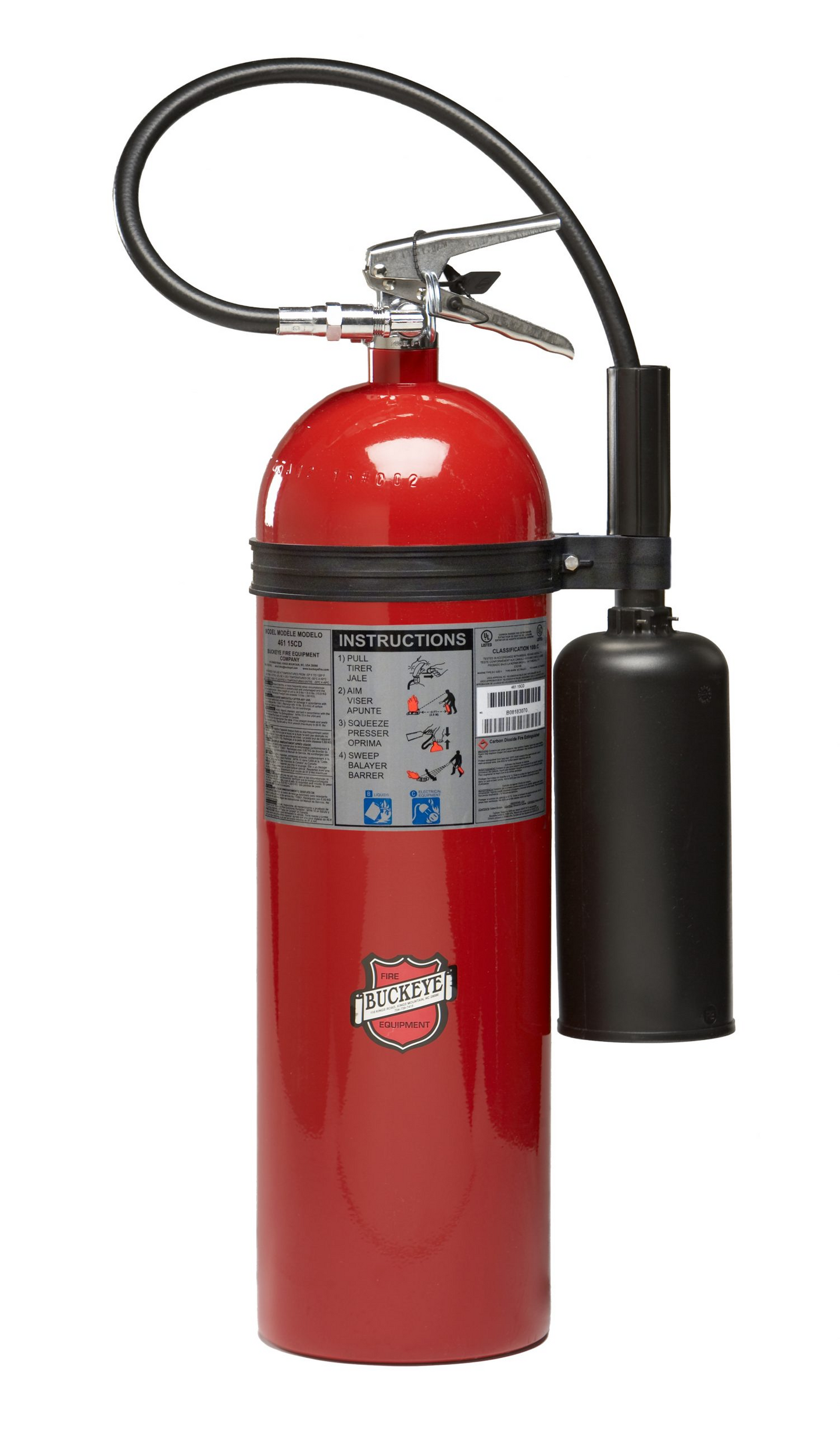 Buckeye 15 lb CO2 Fire Extinguisher
