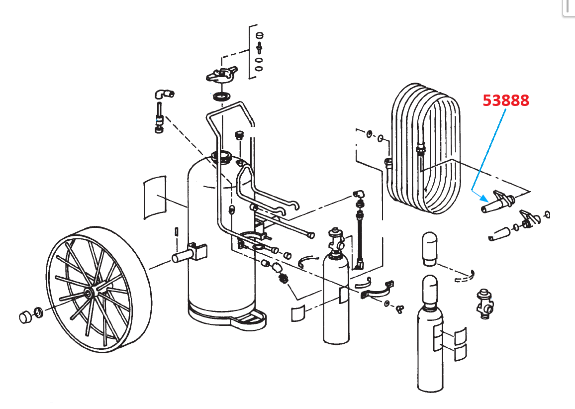 Ansul Nozzle for Model 350-D