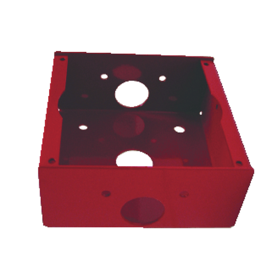 Pyro-Chem Pull Station Back Box (Red)