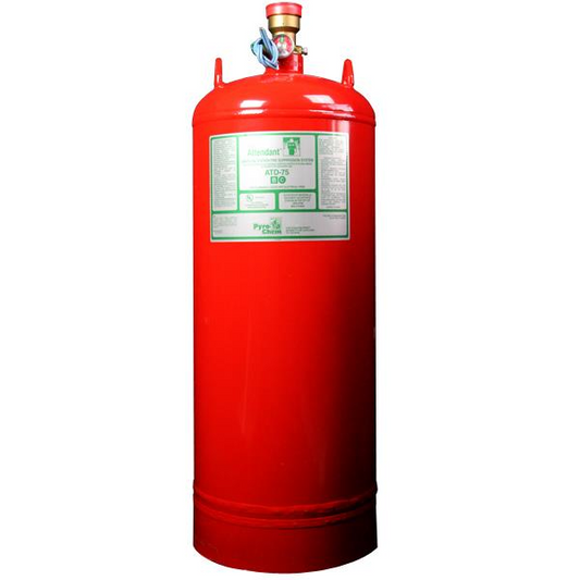ATD-75 Cylinder with Valve, ABC Agent, 75 lb