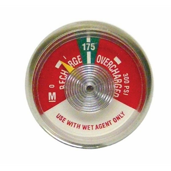 Pyro-Chem Kitchen Knight Wet Chemical Gauge 175 psi