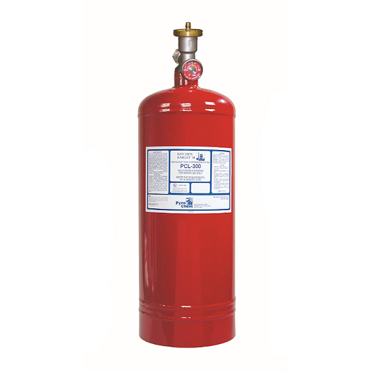 Pyro-Chem Kitchen Knight II PCL-300 Agent Cylinder Assembly, 3.0 Gallon
