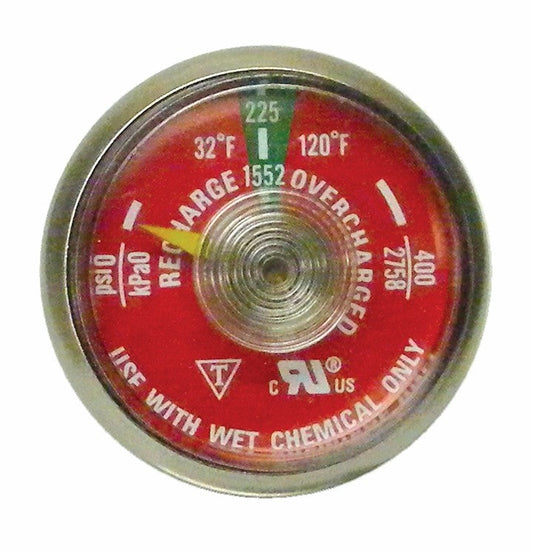 Pyro-Chem Wet Gauge 225 psi