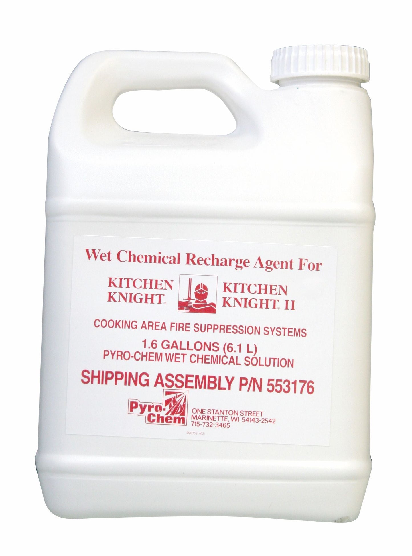 Pyro-Chem Wet Chemical Recharge, 1.6 Gallon