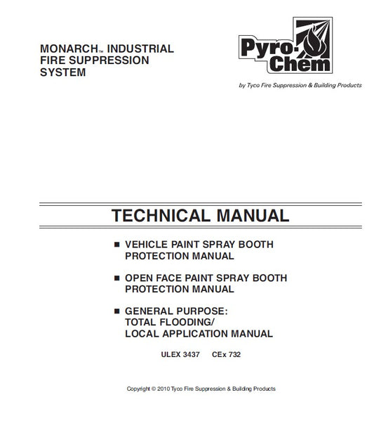 Pyro Chem System System Manuals – Fire Equipment Direct