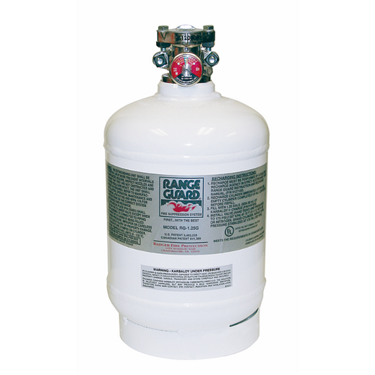 Range Guard 1.25 Gallon Cylinder/Valve Assembly