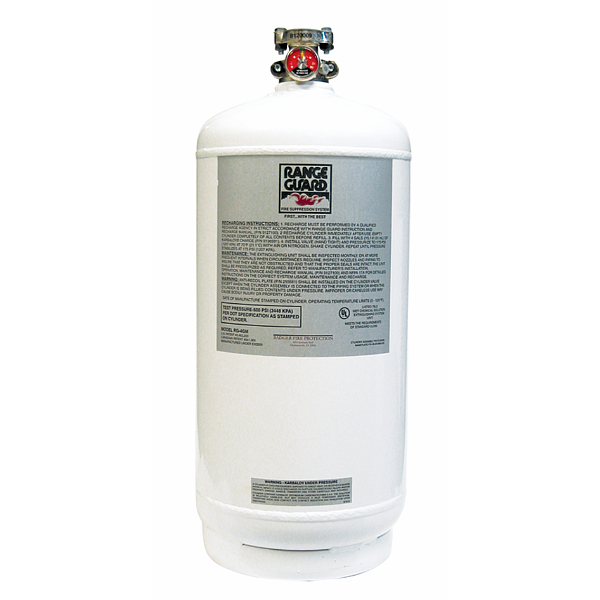 Range Guard 4 Gallon Medium Cylinder/Valve Assembly
