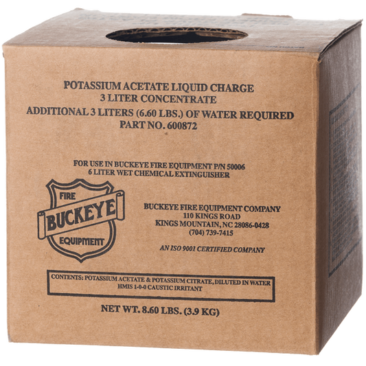Buckeye Wet Chemical Recharge, for 6 Liter Class-K