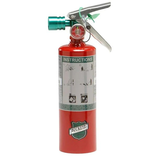 Buckeye 2.5 lb Halotron I Fire Extinguisher with VB, Nozzle