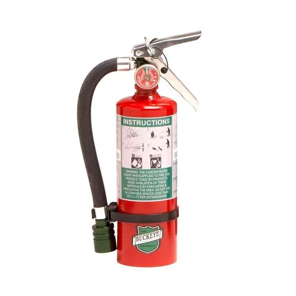 Buckeye 2.5 lb Halotron I Fire Extinguisher with VB, Hose