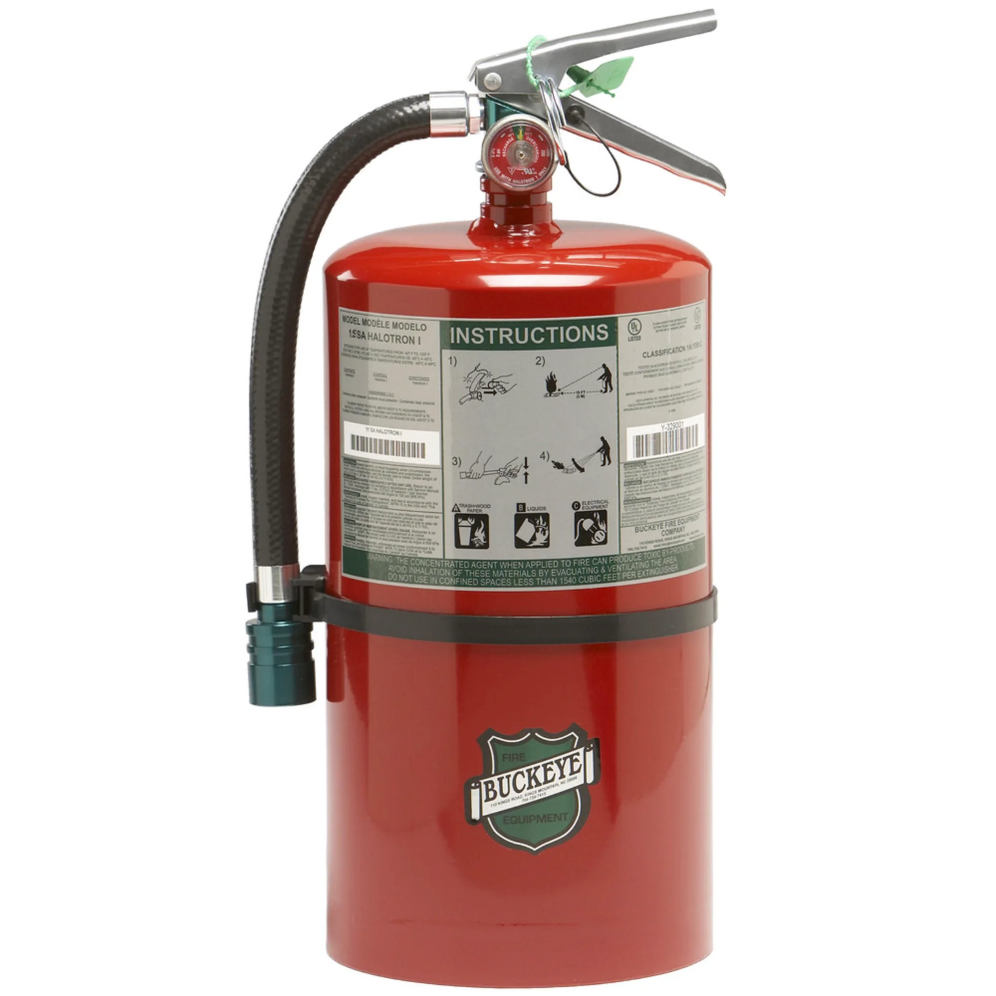 Buckeye 11 lb Halotron I Fire Extinguisher