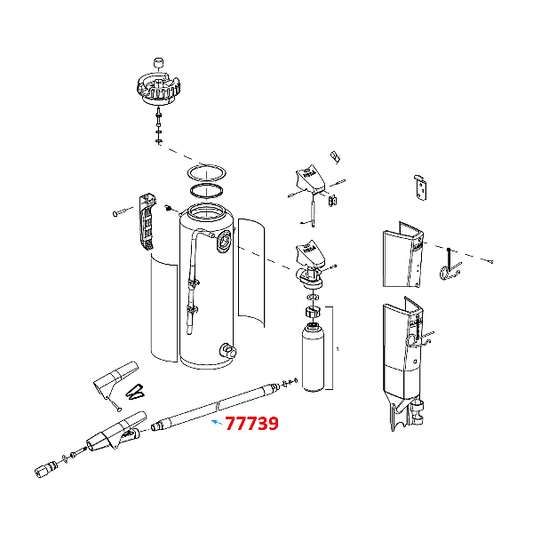 Ansul Red Line Extinguisher Hose Assembly (CR-LT-10)