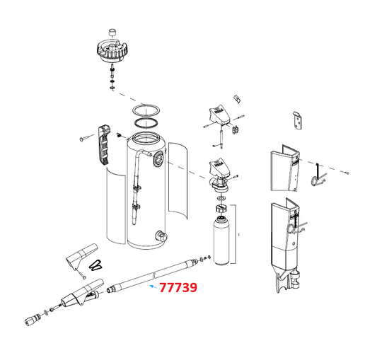 Ansul Red Line Hose Assembly (CR-LT-10)