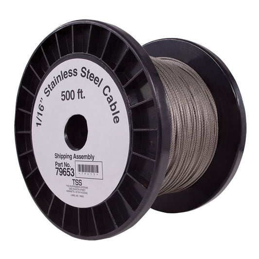 Stainless Steel Wire Rope, 500 ft
