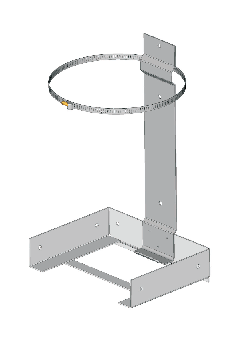 Industry Guard Wall Bracket for 21 lb ABC & 25 lb BC Cylinder