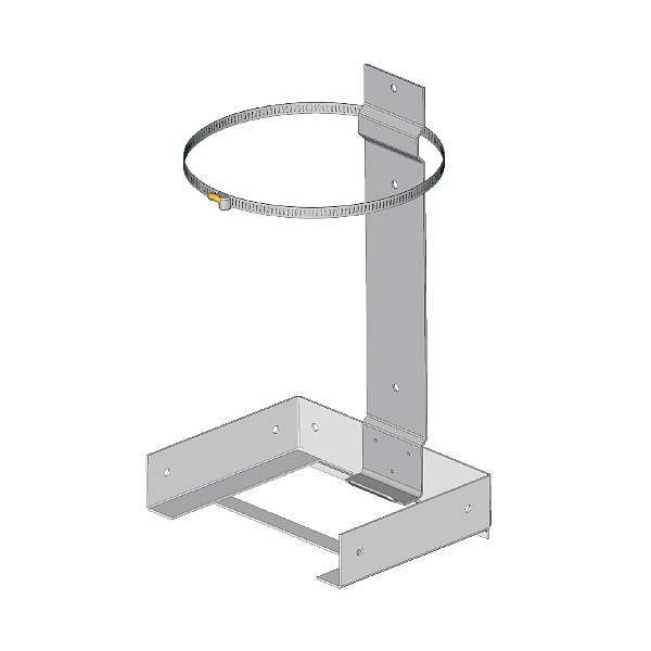 Industry Guard Wall/Floor Bracket for 68 lb ABC (DC-170) Cylinder and 75 lb BC (DC-175) Cylinder. (Requires 87-100010-001 for Floor Mount)