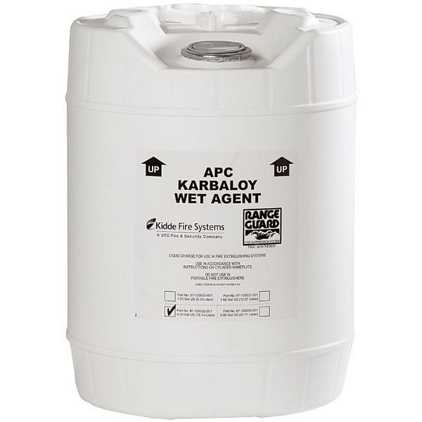 Karbaloy Wet Chemical Recharge for Range Guard 4 Gallon Short and Medium