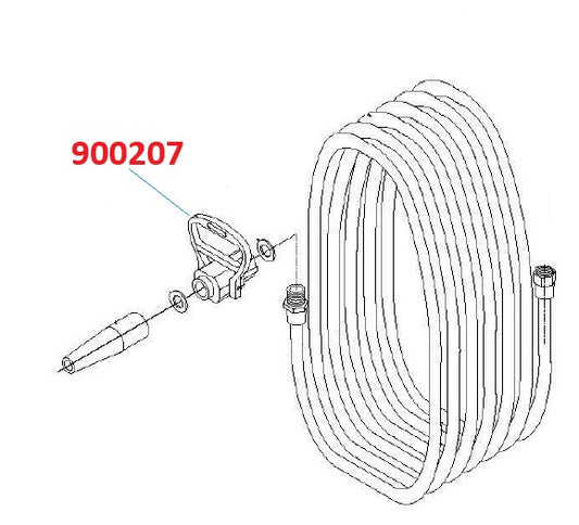 Buckeye Wheeled Unit Ball Valve Assembly, for 350 lb Dry Chem Units