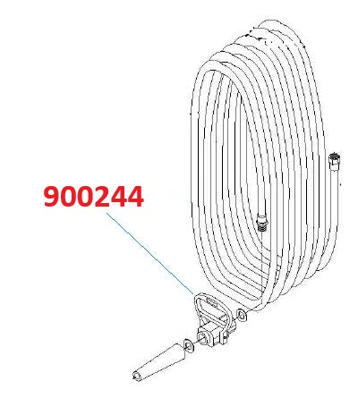 Buckeye Wheeled Unit Ball Valve Assembly, for 50 lb Stored Pressure
