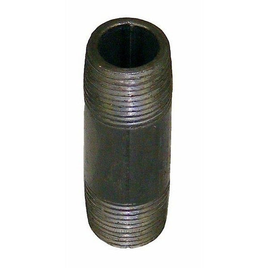1/2" x 2" Pipe Nipple, Black