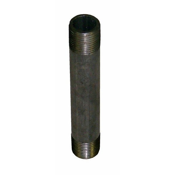 1/2" x 4" Pipe Nipple, Black
