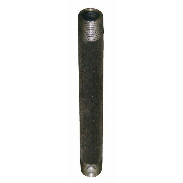 1/2" x 6" Pipe Nipple, Black