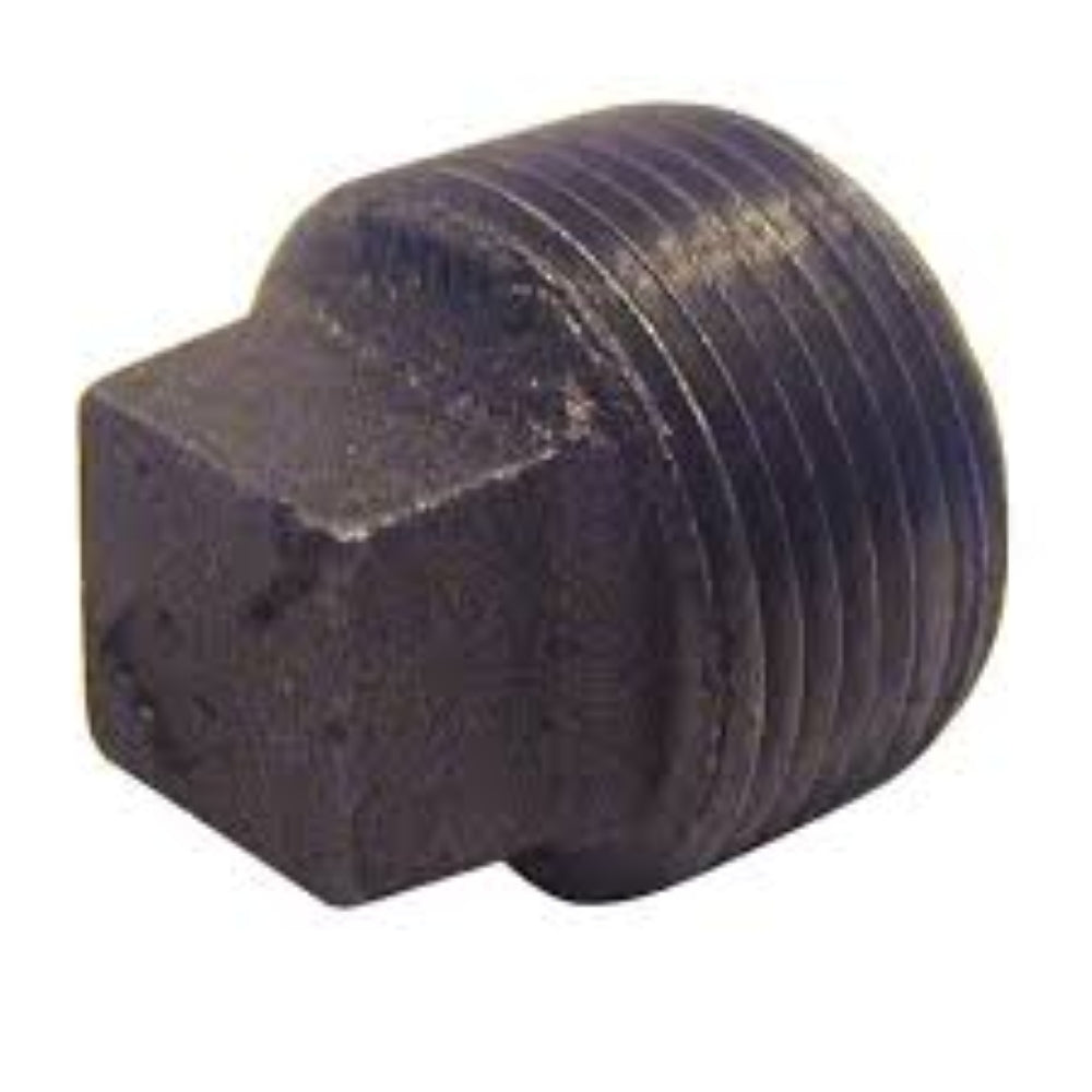 1/2" Plug, Black