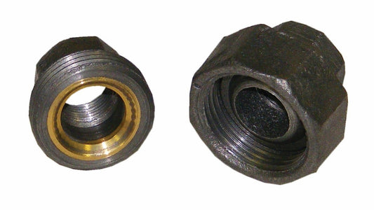 1/2" Union, Black