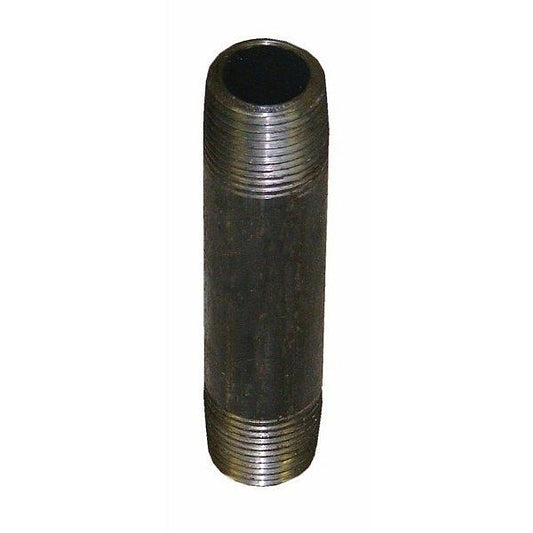 3/8" x 3" Pipe Nipple, Black