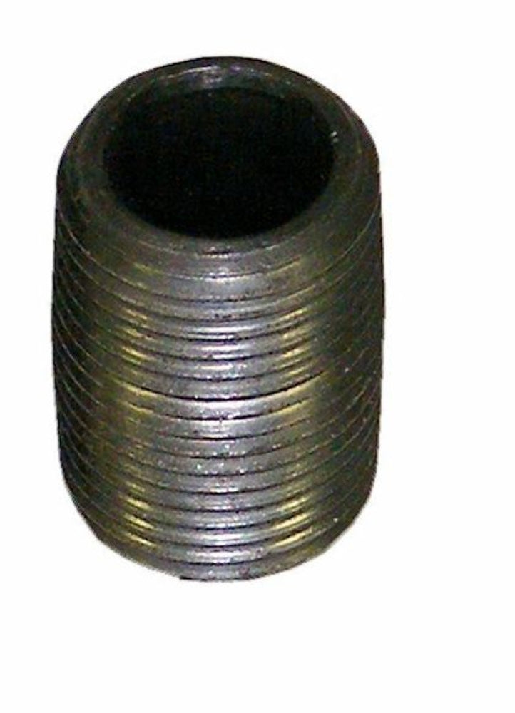 3/8" x Close Nipple, Black