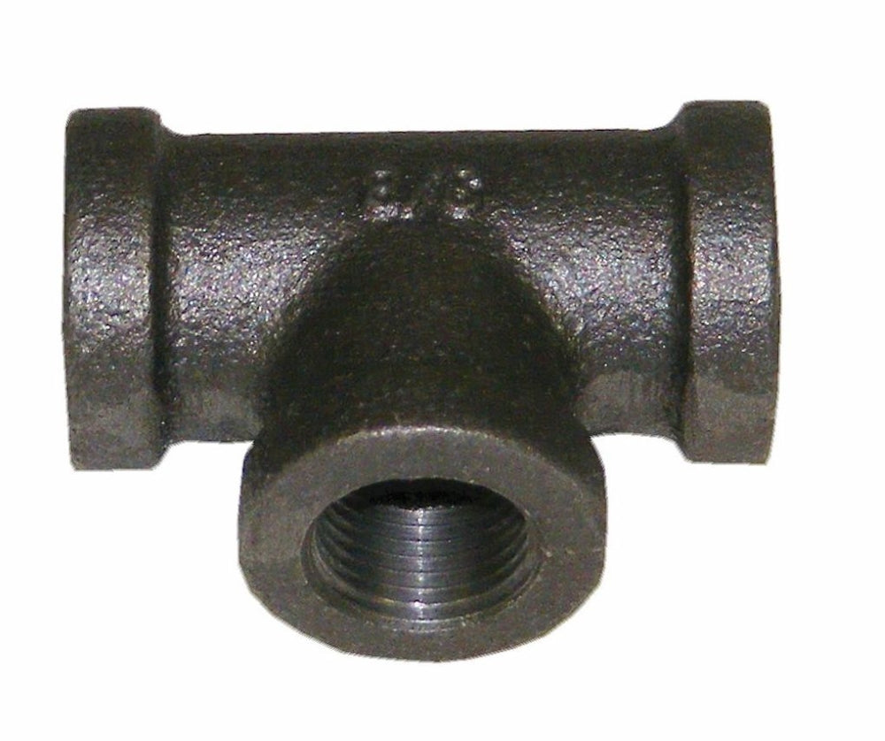 3/8" Tee, Black