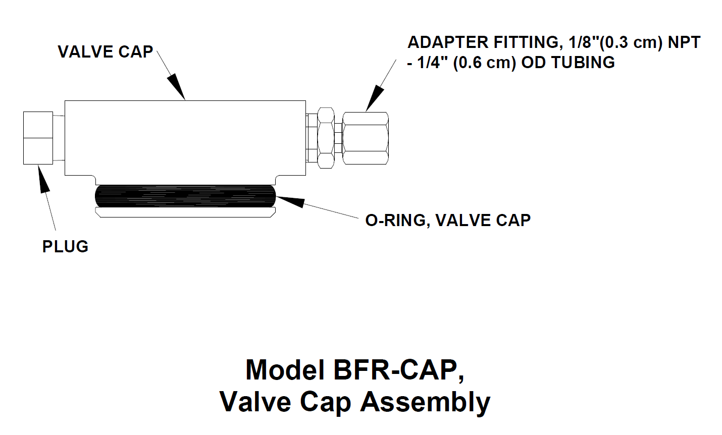 Buckeye KM Valve Cap Assembly