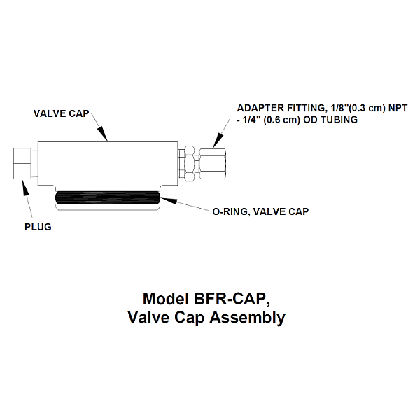 Buckeye Kitchen Mister Valve Cap Assembly