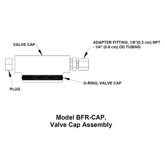 Buckeye Kitchen Mister Valve Cap Assembly