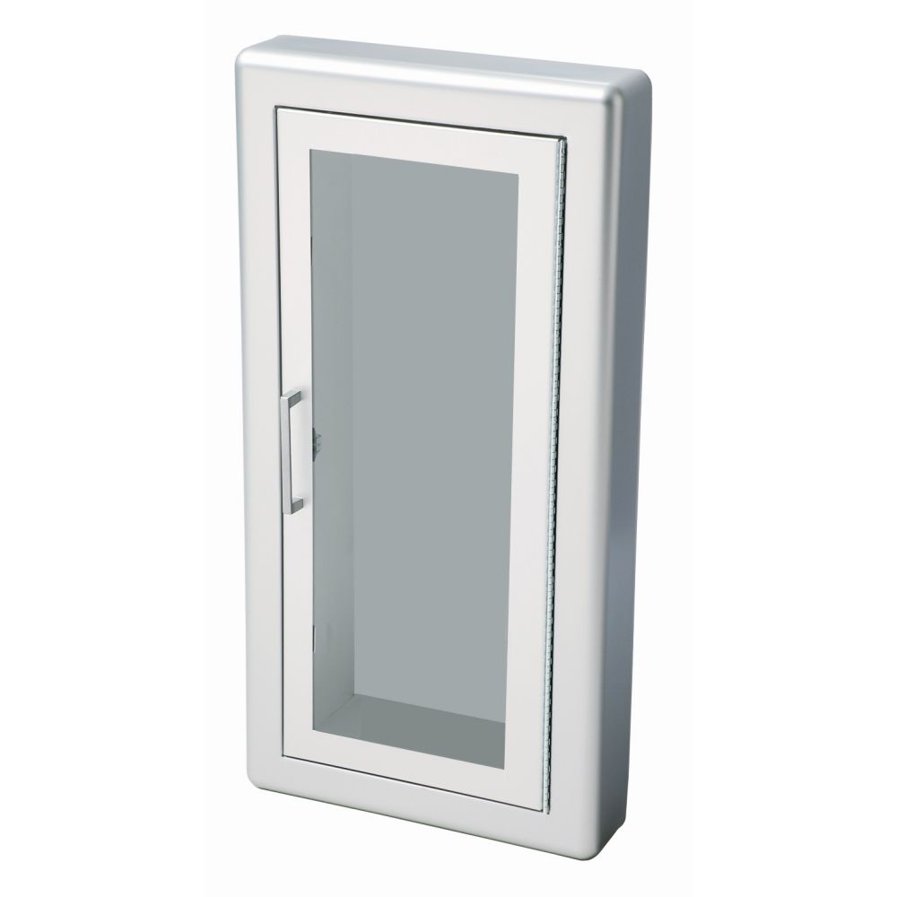 Academy Semi-Recessed Cabinet, Aluminum, F10 Door Style