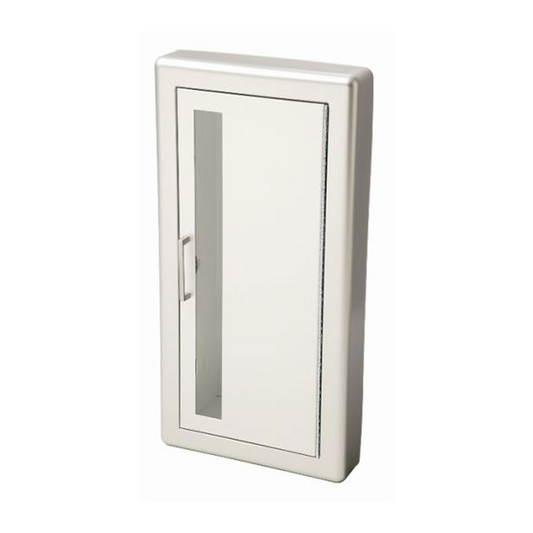 Academy Semi-Recessed Cabinet, Aluminum, V10 Door Style