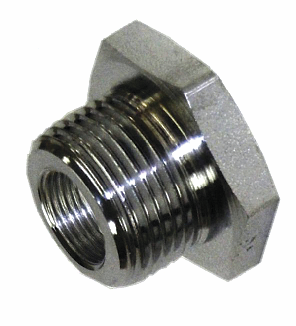1/2" x 3/8" Bushing, Chrome