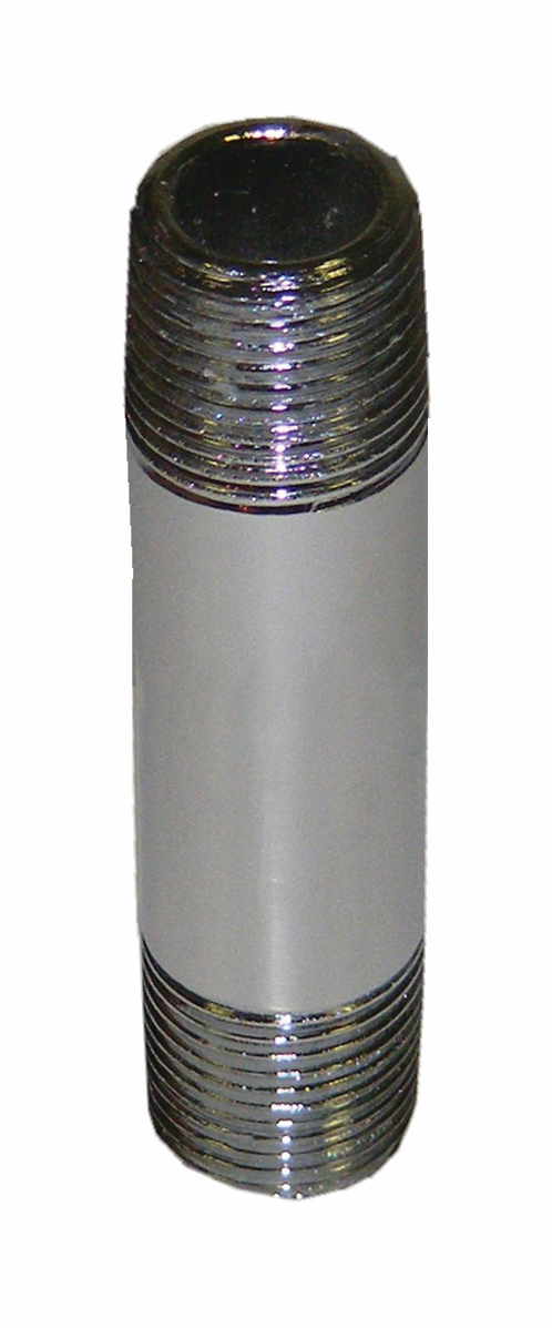 3/8" x 2" Nipple, Chrome