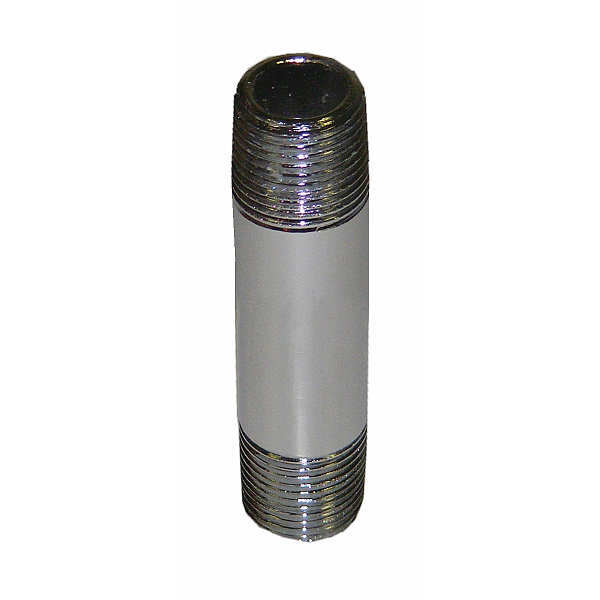 3/8" x 2" Pipe Nipple, Chrome