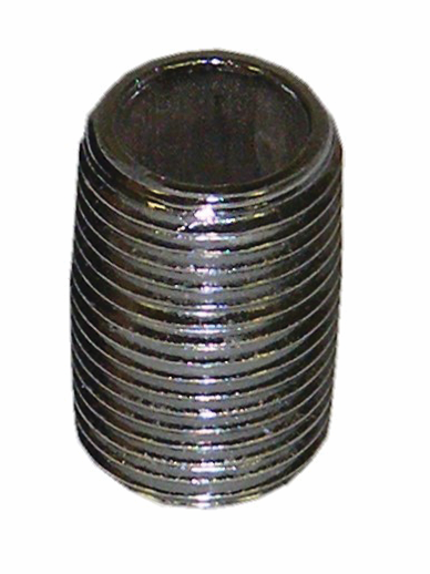 3/8" x Close Nipple, Chrome