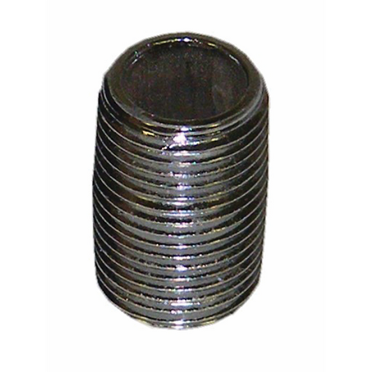3/8" x Close Pipe Nipple, Chrome