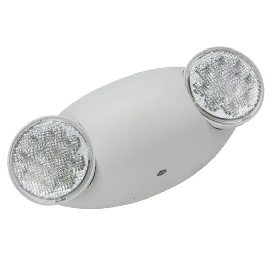 Emergency Light, LED, White, Low Profile