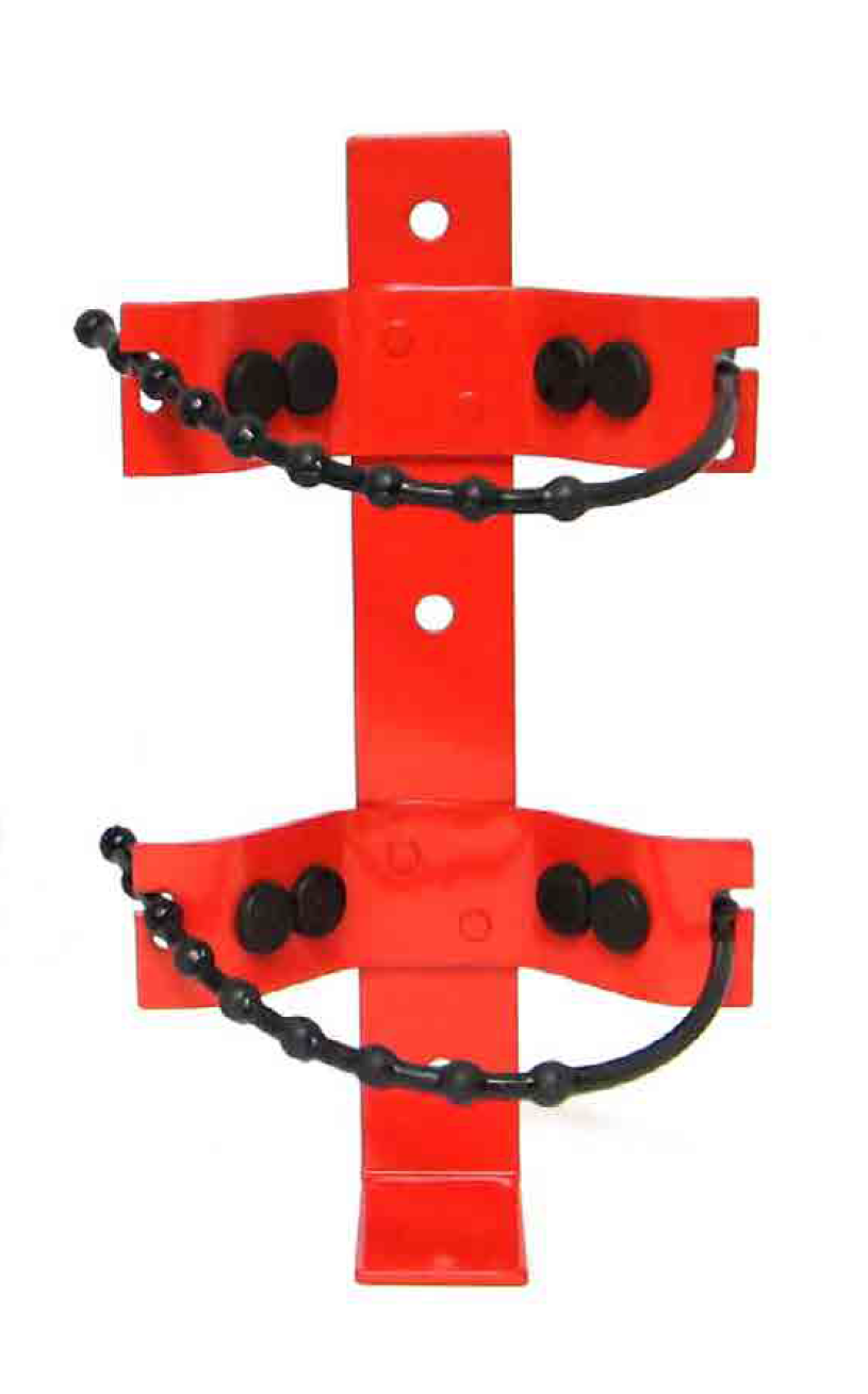Vehicle Bracket with 2 Rubber Cords, for 3" to 4" Diameter