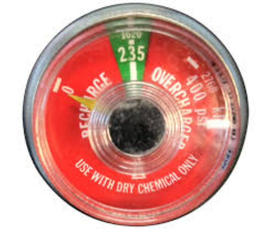 Universal Dry Chemical Gauge, 235 psi