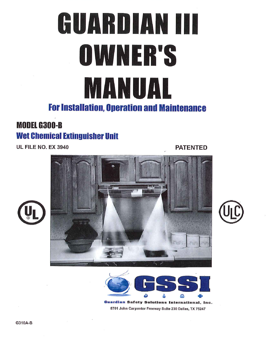 Guardian G300-B Manual (PDF) – Fire Equipment Direct
