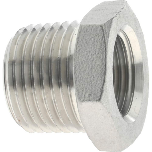 1/2" x 3/8" Bushing, Stainless Steel